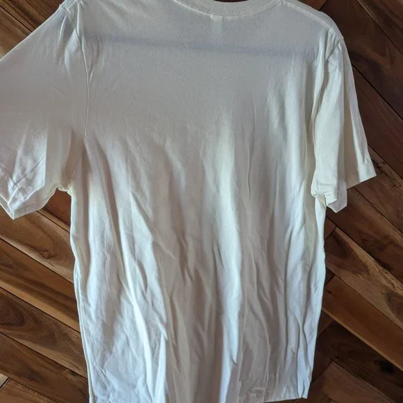 Bella Canvas Fall Vibes Crew Neck Short Sleeve Graphic Tee Top White Large NWT - Picture 6 of 8